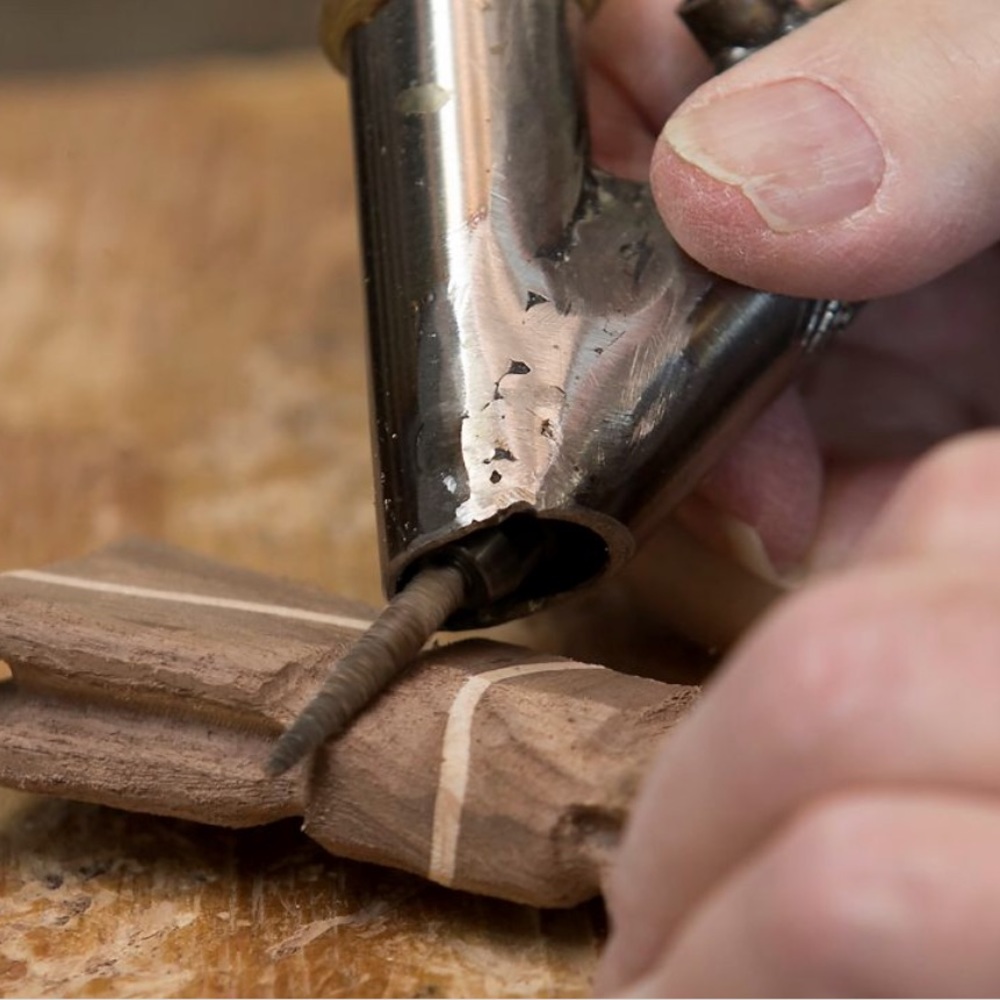 HandCarved KOA Wood BowTie AND Matching Cufflinks - Picture 7 of 8